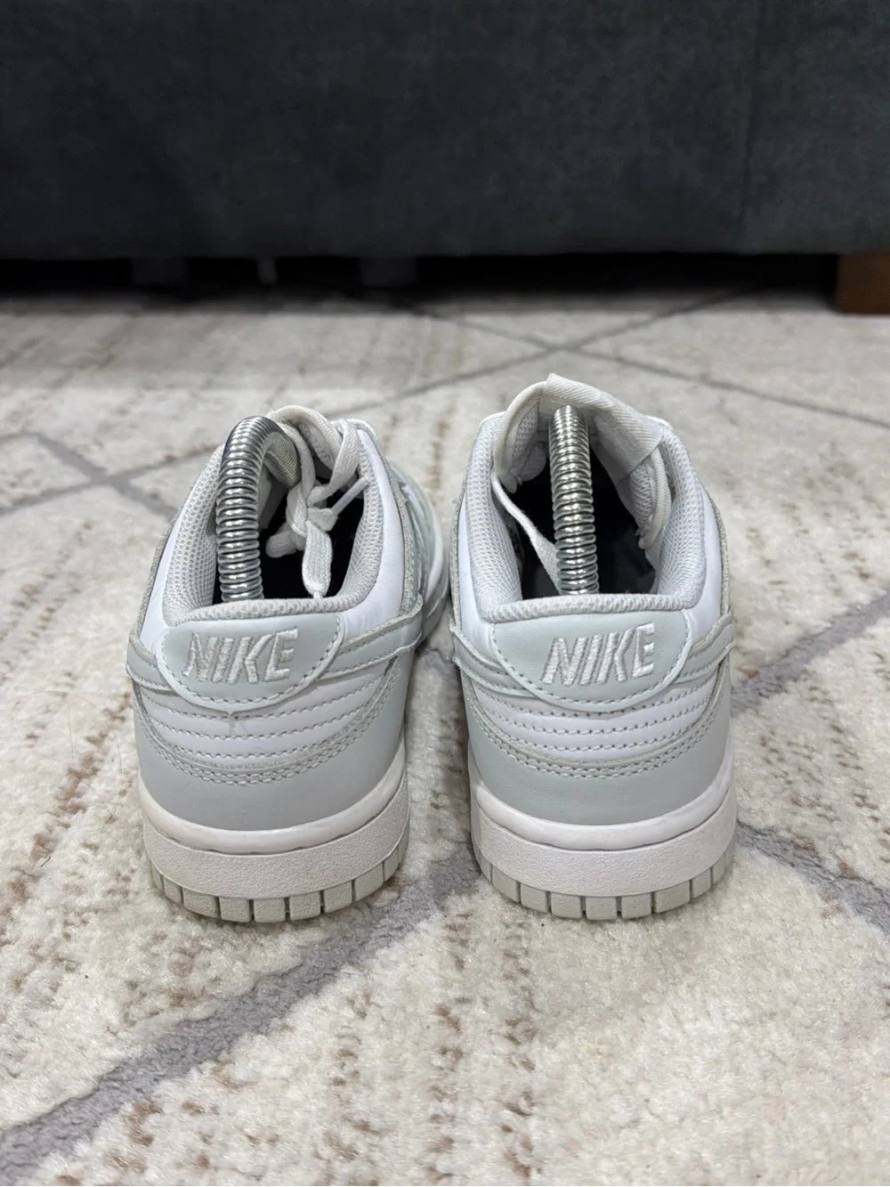 Nike Dunk Low Shoes Women’s Size 7 Photon Dust White Sneakers DD1503-103